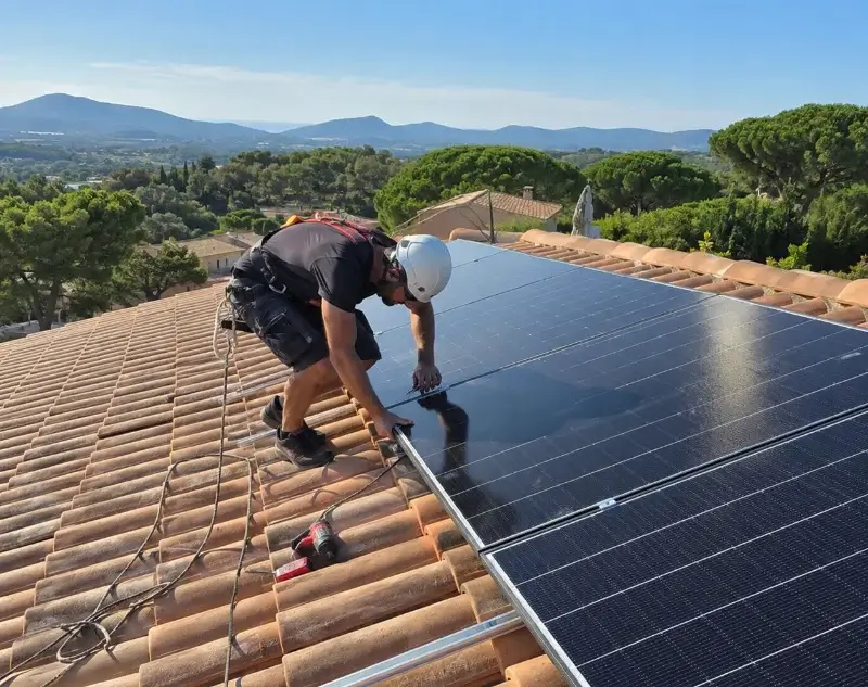 Installateur panneaux solaires Saint-Clément-sur-Valsonne — pose photovoltaïque sur toiture