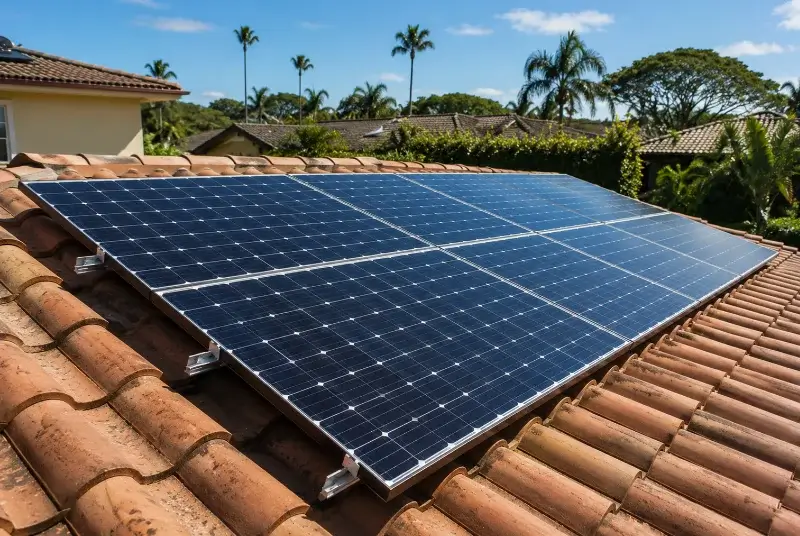 Installation de panneaux solaires à Saint-Clément-sur-Valsonne